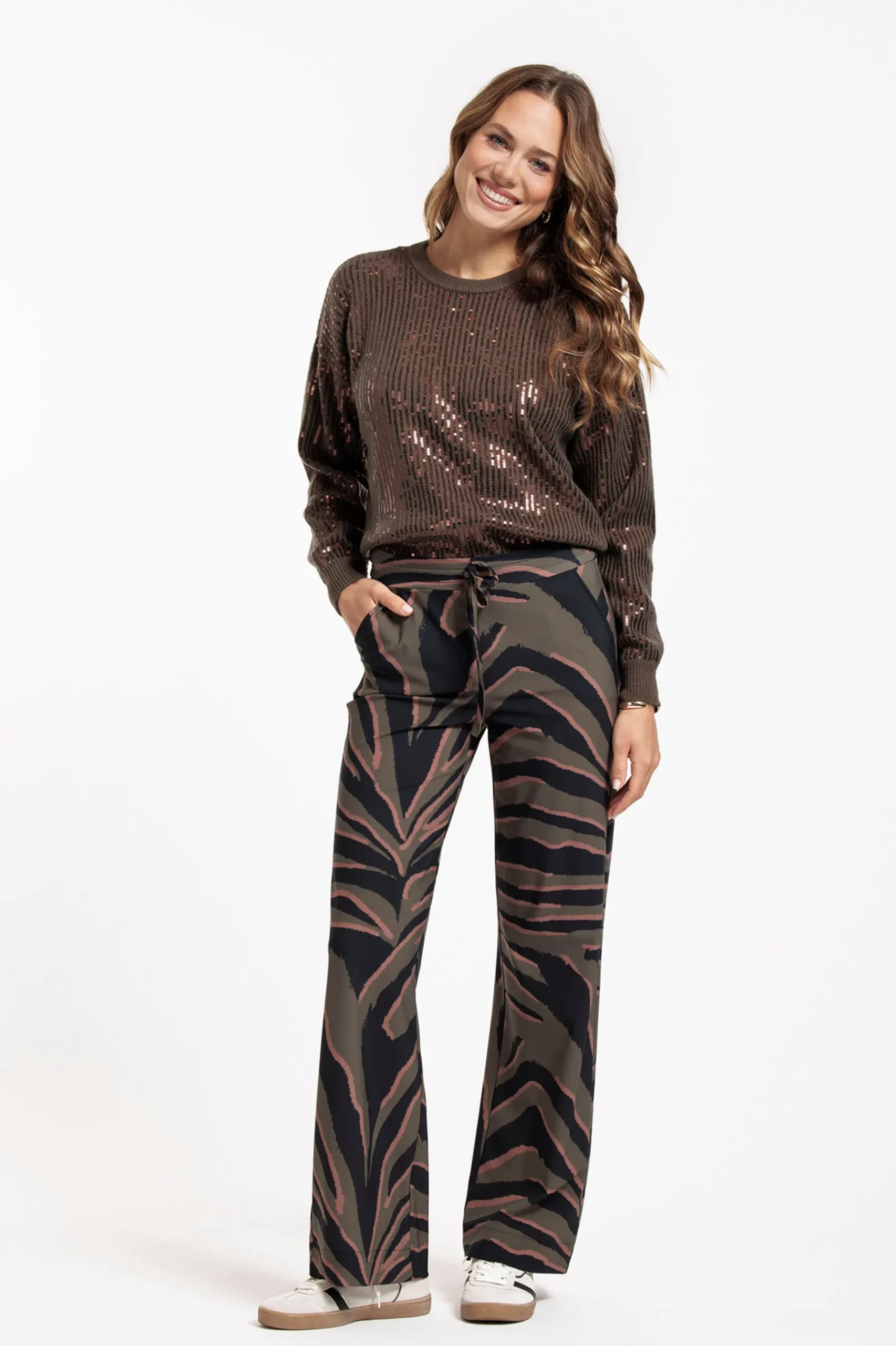 Abigail zebra trousers -|Studio Anneloes Hot