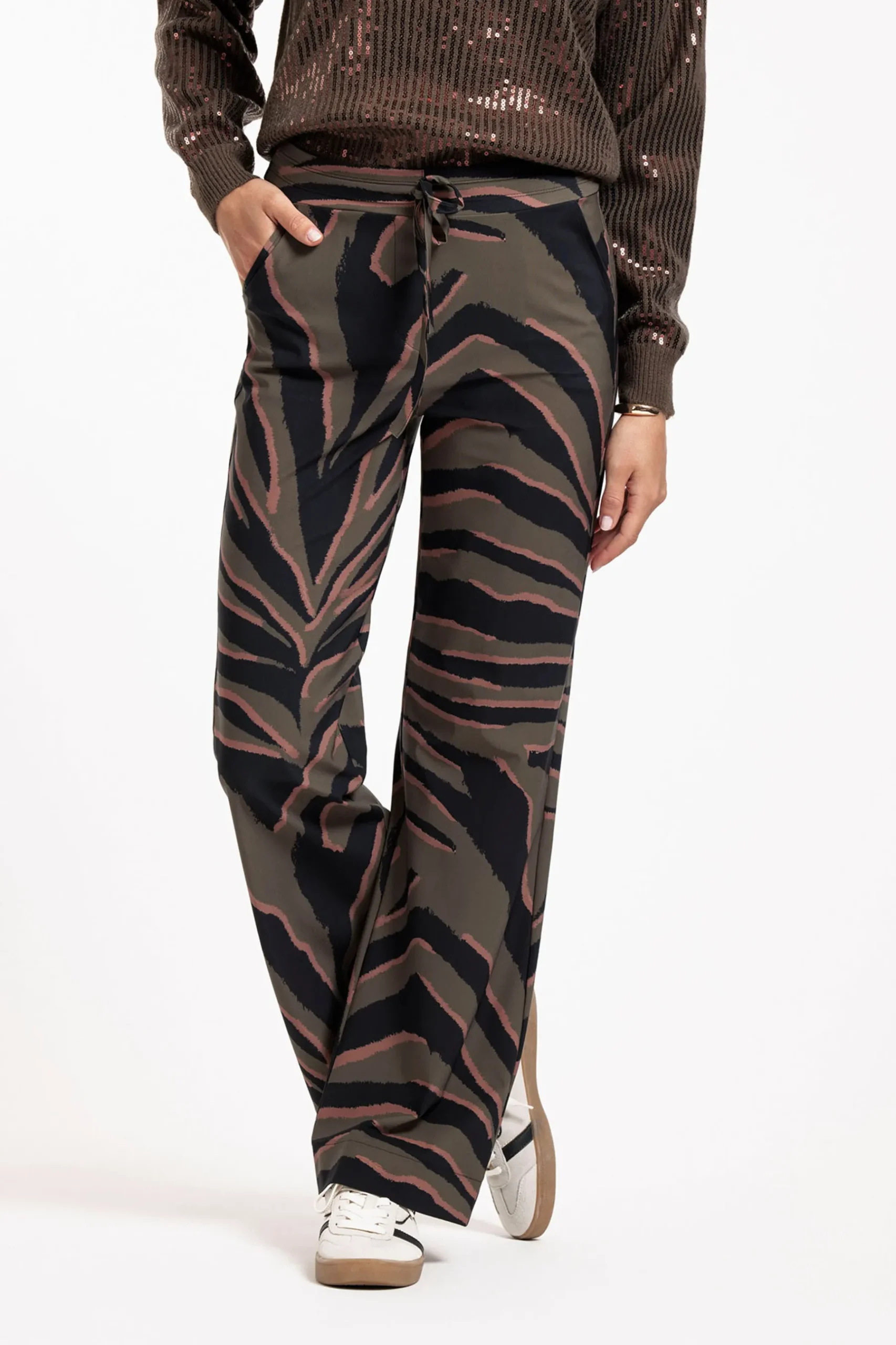Abigail zebra trousers -|Studio Anneloes Hot