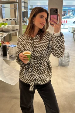 Azra zig zag jacket -|Studio Anneloes Sale