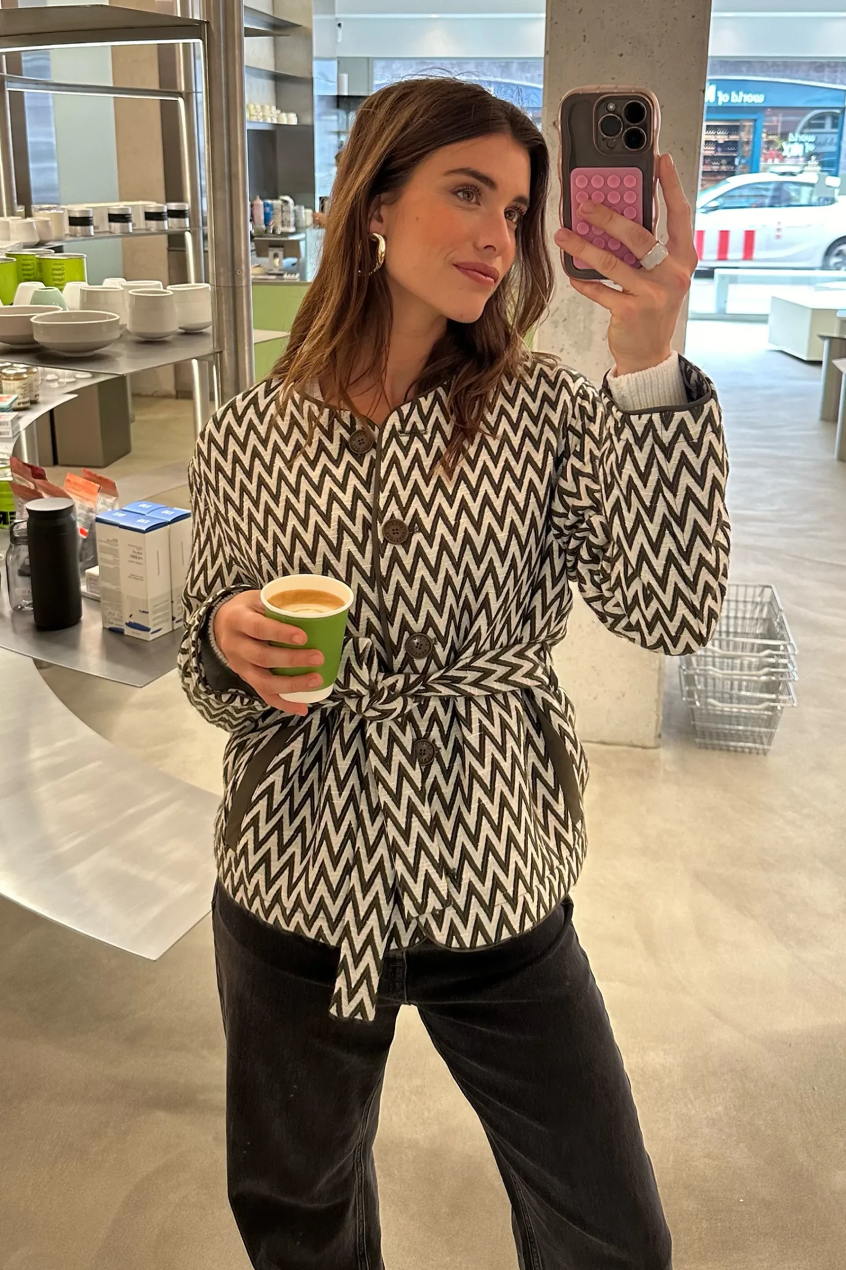 Azra zig zag jacket -|Studio Anneloes Sale