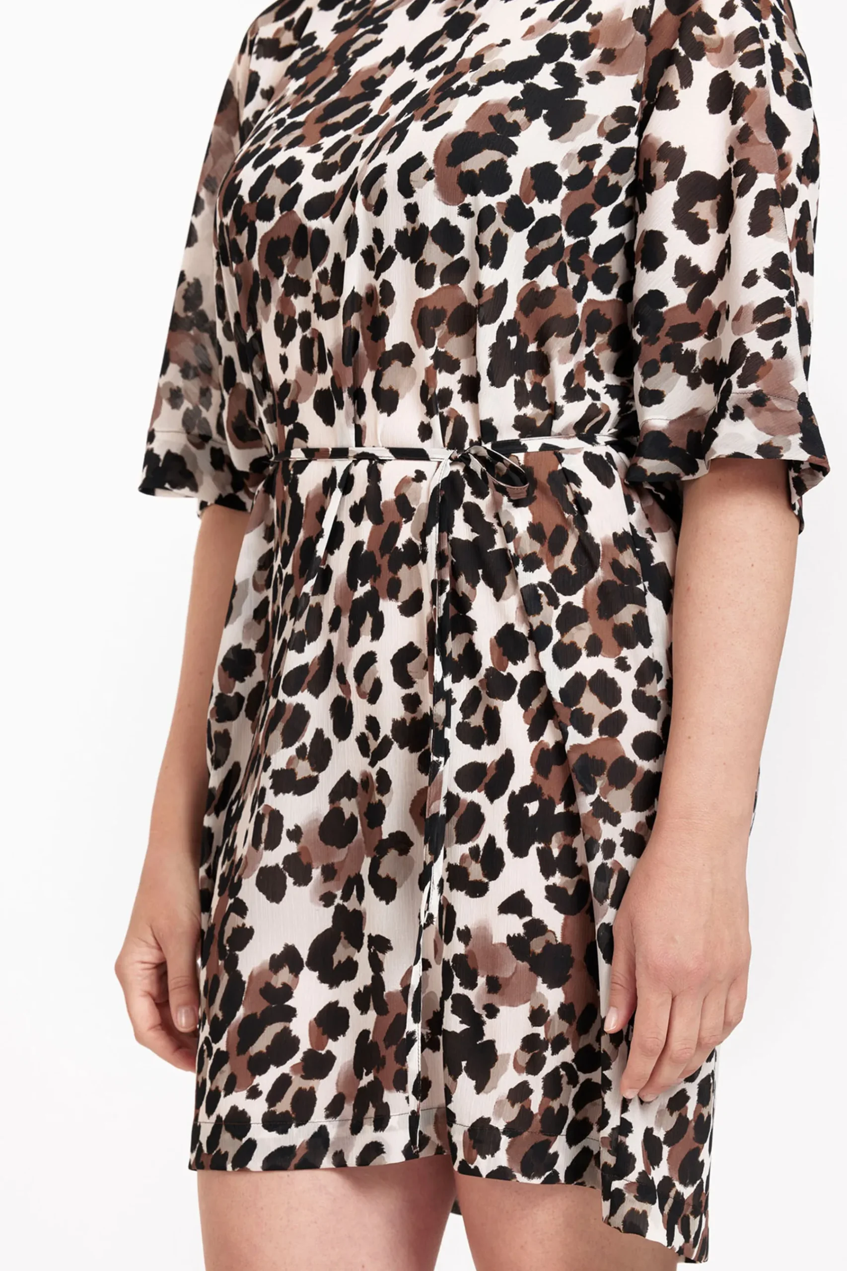 Birgit leopard crepe dress -|Studio Anneloes Discount