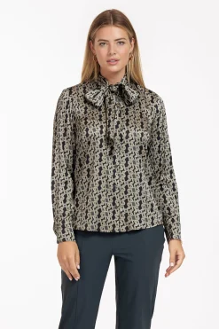 Bobby bow signature blouse -|Studio Anneloes New