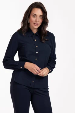 Bobby gold button blouse -|Studio Anneloes Fashion