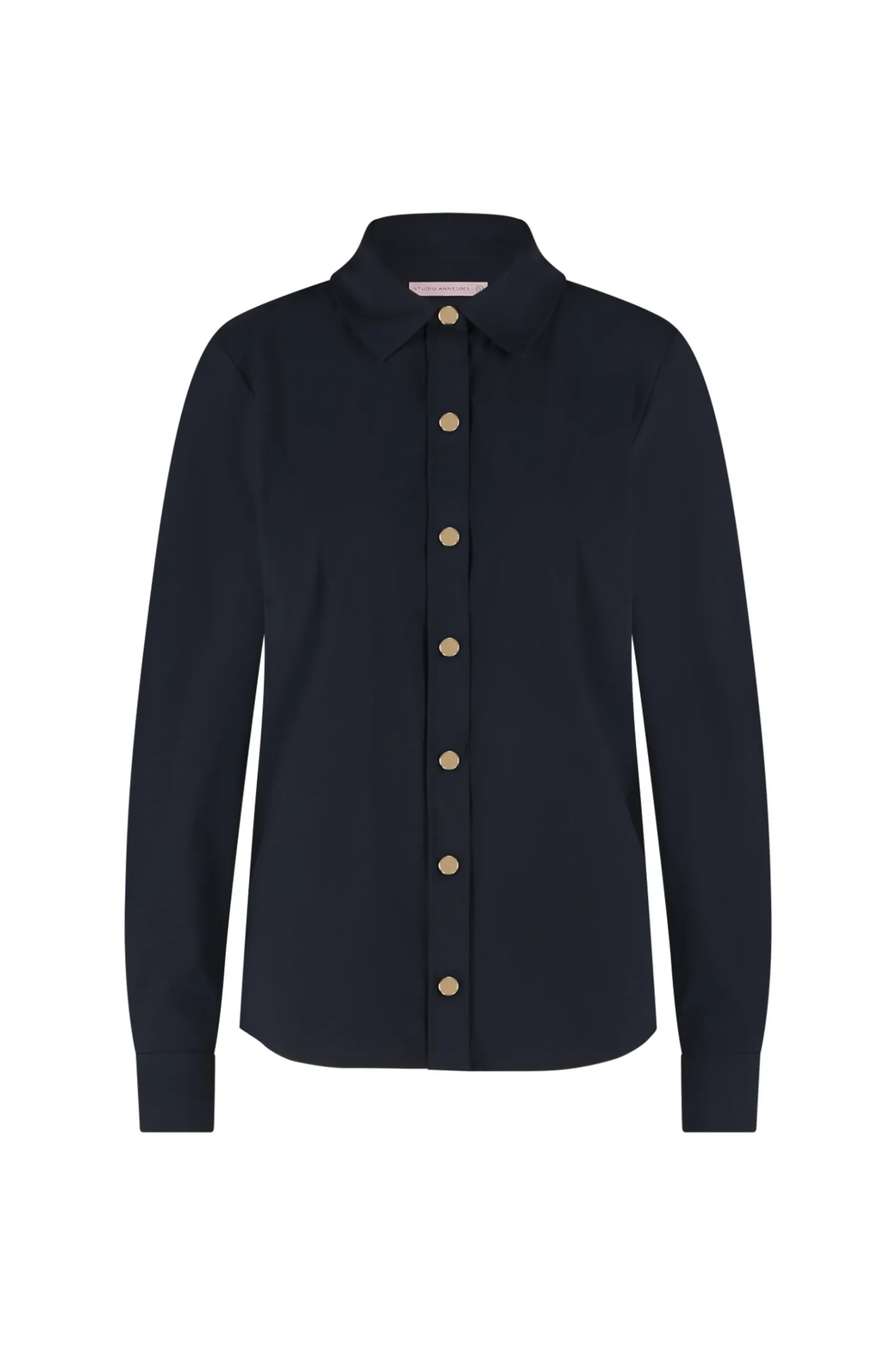 Bobby gold button blouse -|Studio Anneloes Fashion