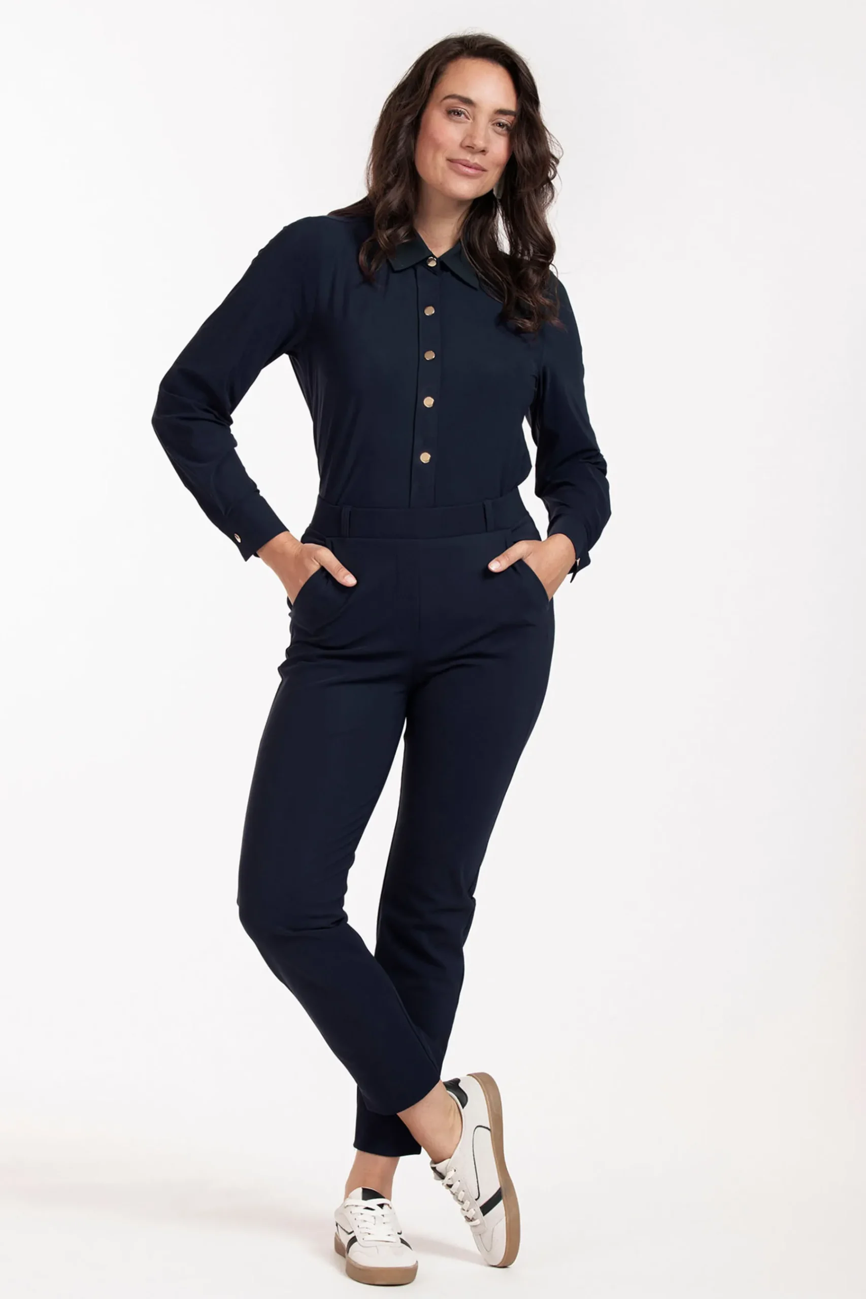 Bobby gold button blouse -|Studio Anneloes Fashion