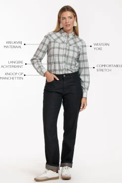 Bobby western check blouse -|Studio Anneloes Sale