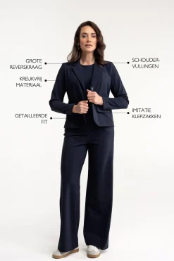 Bright bonded blazer -|Studio Anneloes New