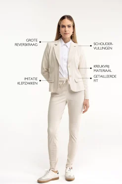 Bright bonded blazer -|Studio Anneloes New
