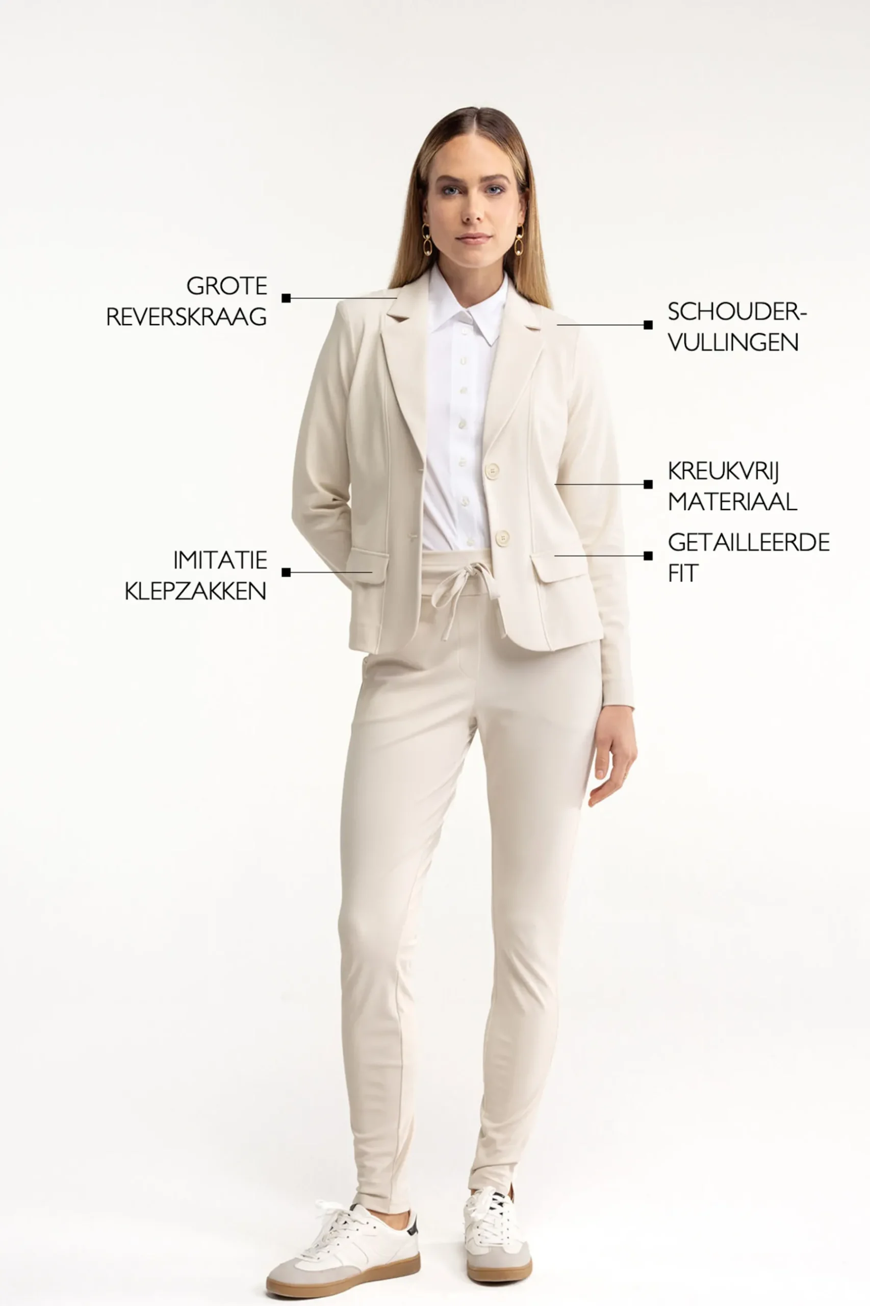 Bright bonded blazer -|Studio Anneloes New