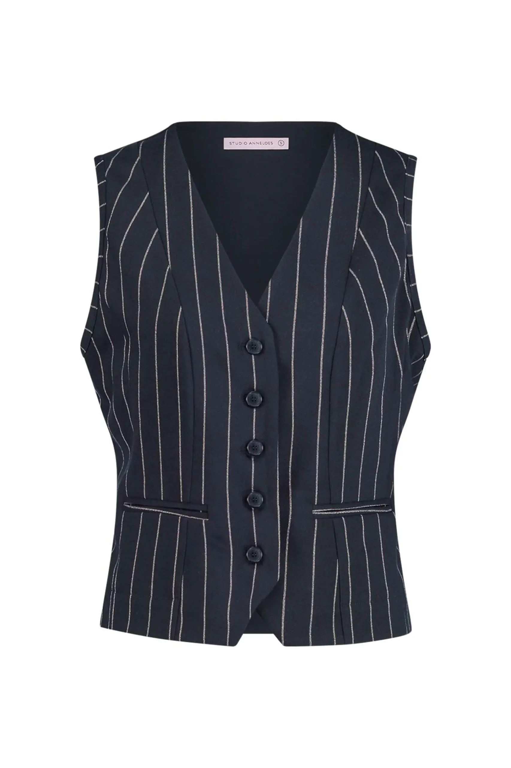 Bruno gold stripe gilet -|Studio Anneloes Online