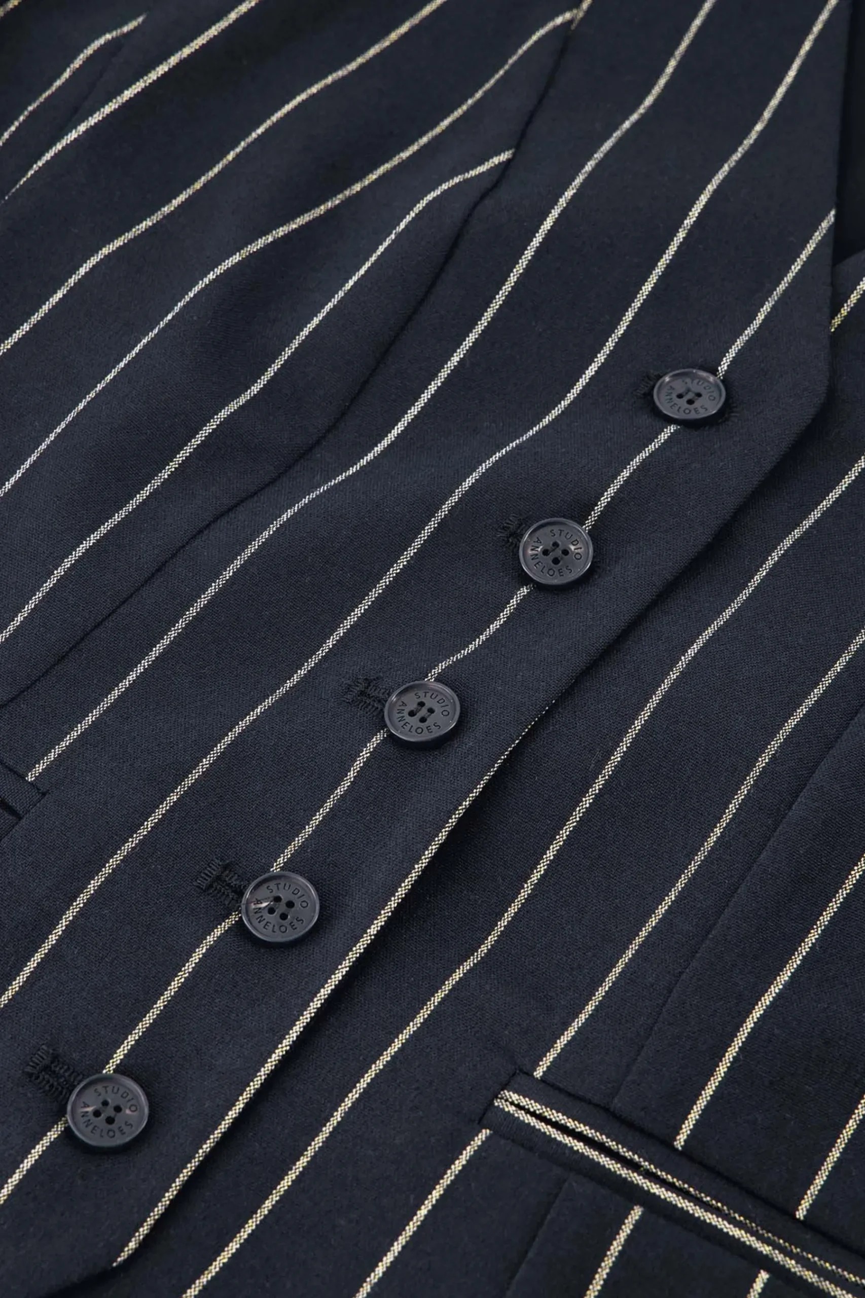 Bruno gold stripe gilet -|Studio Anneloes Online
