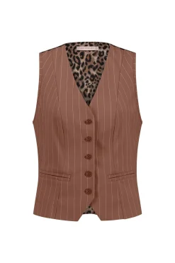 Bruno pinstripe gilet -|Studio Anneloes Discount
