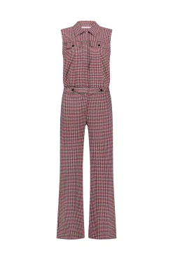 Burnice check jumpsuit -|Studio Anneloes Sale