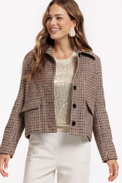 Caddy brushed check coat -|Studio Anneloes Fashion