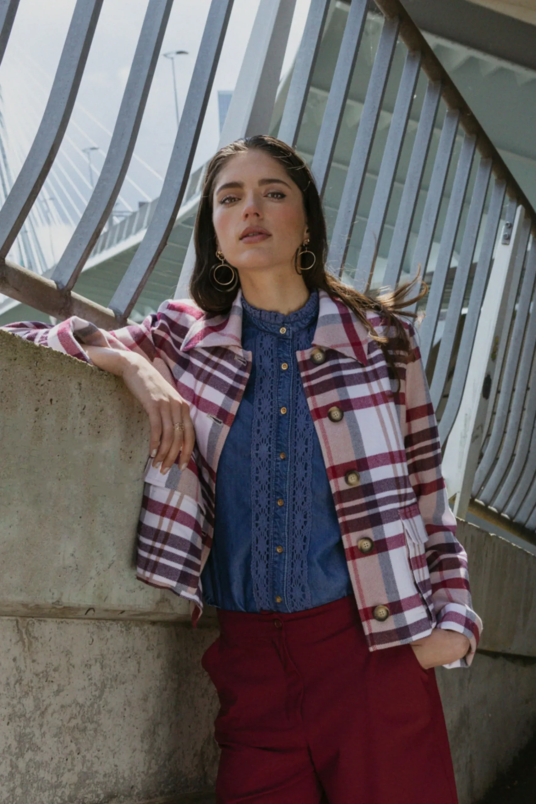 Cady check jacket -|Studio Anneloes Sale