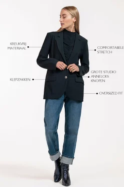 Camille button blazer -|Studio Anneloes Outlet