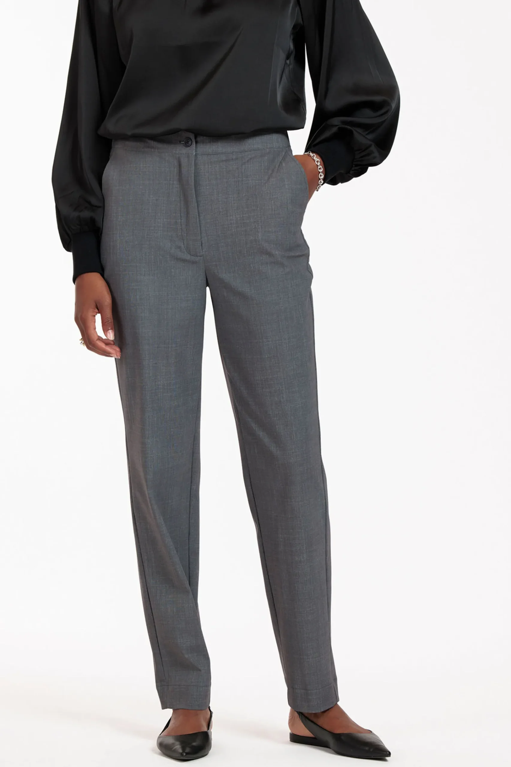 Collins grey melee trousers -|Studio Anneloes Online