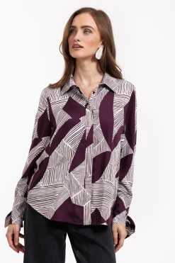 Dana flower stripe blouse -|Studio Anneloes Fashion