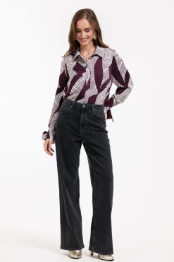 Dana flower stripe blouse -|Studio Anneloes Fashion