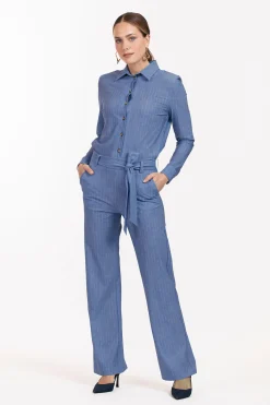 Darcey pinstripe jumpsuit -|Studio Anneloes Fashion