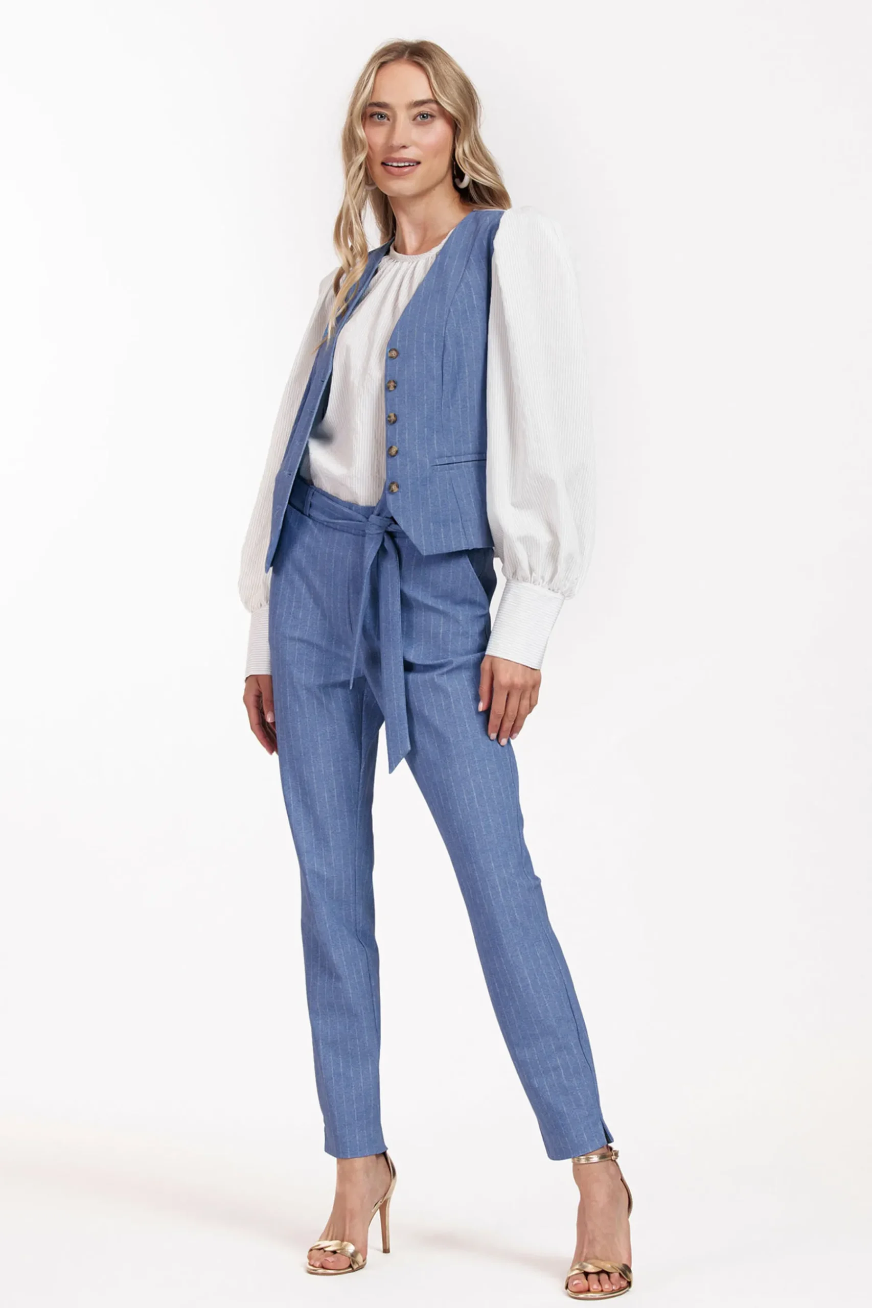 Dean pinstripe trousers -|Studio Anneloes Hot