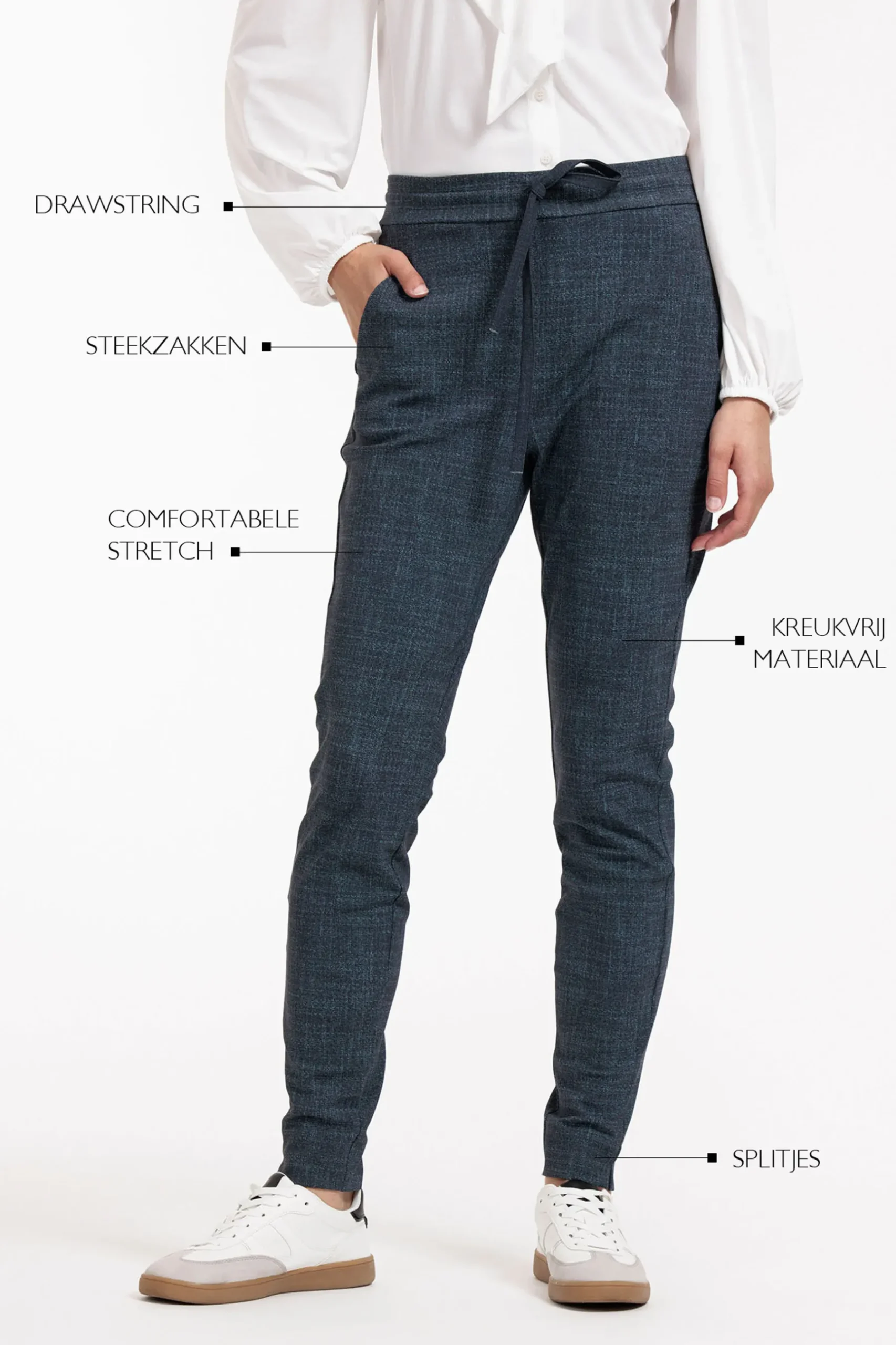 Downstairs bnd dnm tweed trousers -|Studio Anneloes Clearance