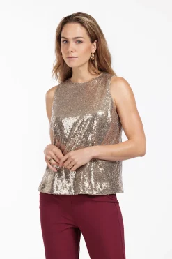 Ebony paillet top -|Studio Anneloes Clearance