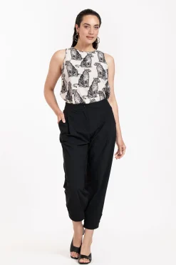 Ebony panther top -|Studio Anneloes Online