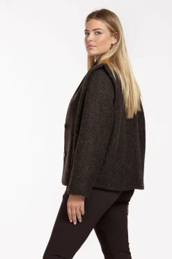 Estella wool herringbone coat -|Studio Anneloes Clearance