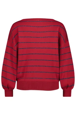 Farah stripe lurex pullover -|Studio Anneloes Hot