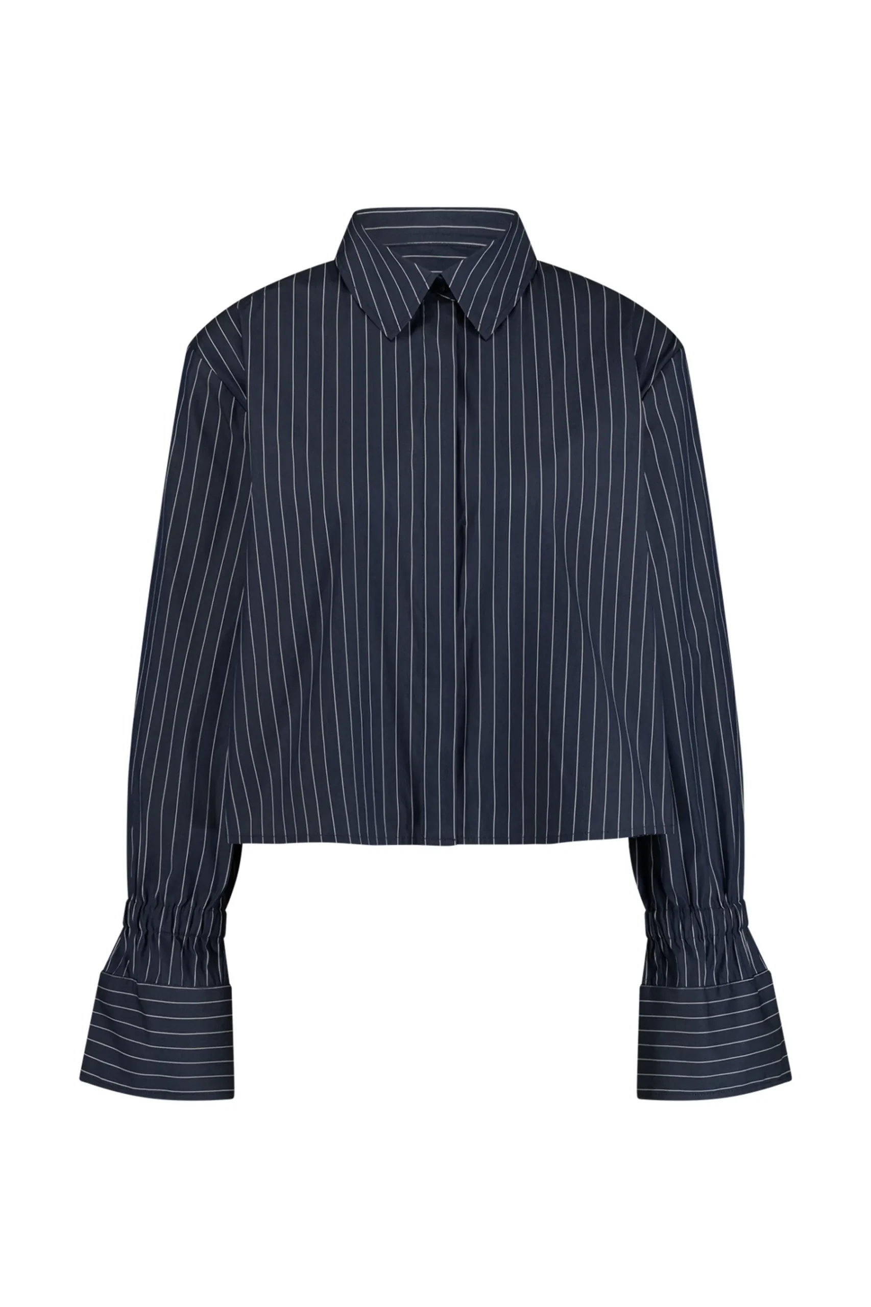 Fildeli poplin stripe blouse -|Studio Anneloes Sale