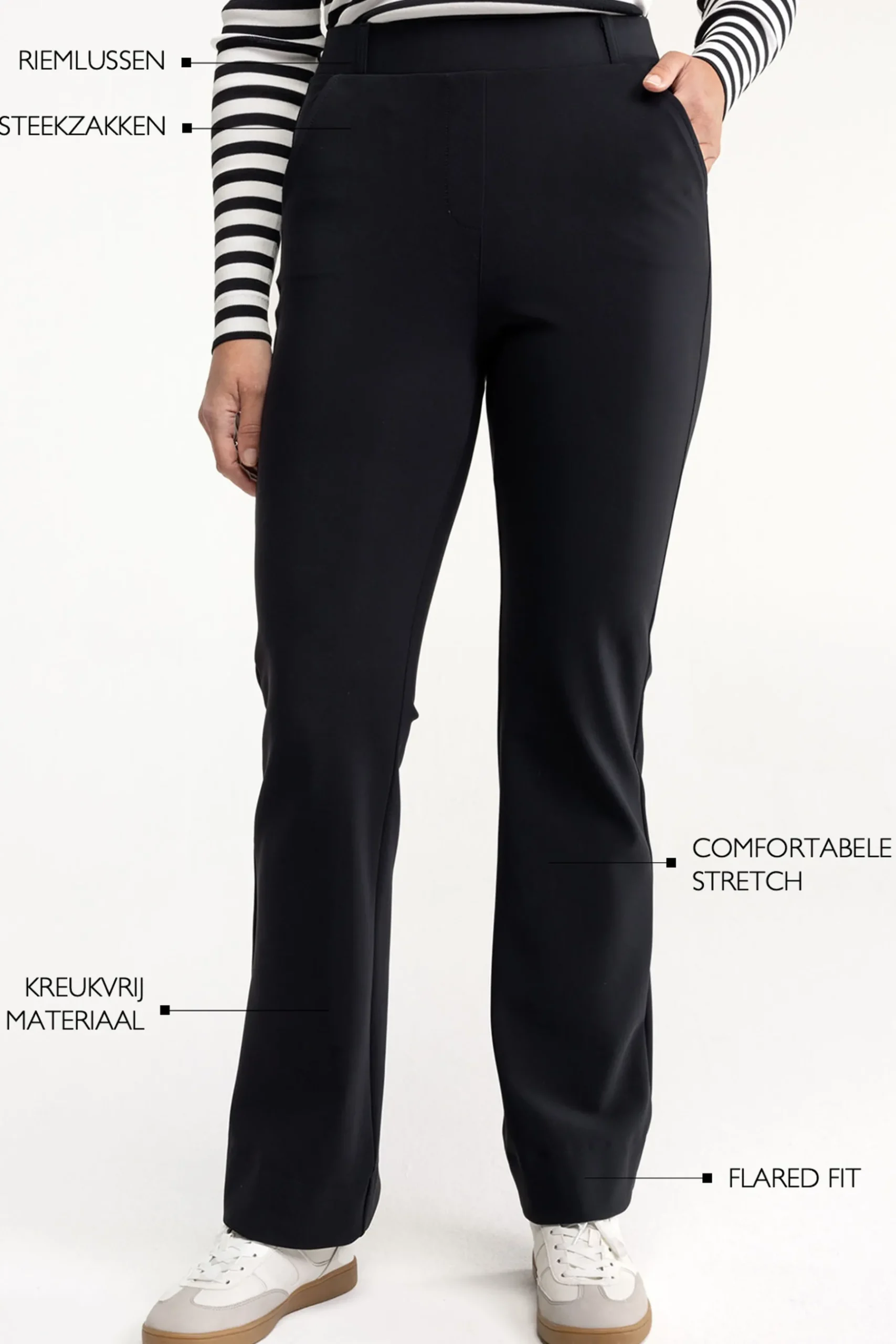 Flair bonded trousers -|Studio Anneloes New