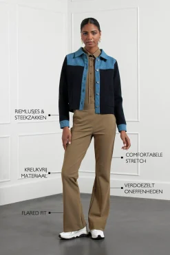 Flair bonded trousers -|Studio Anneloes Online