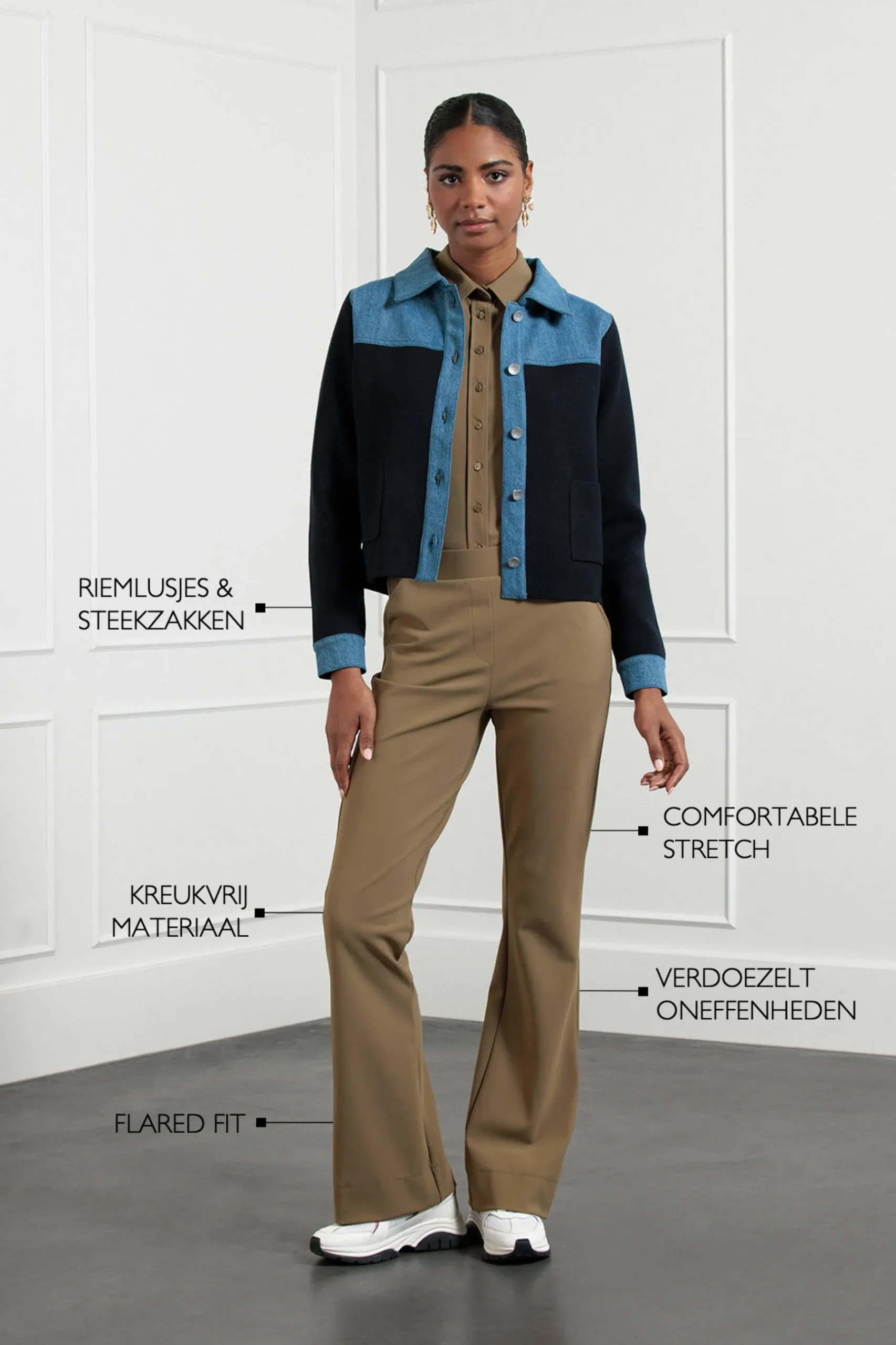 Flair bonded trousers -|Studio Anneloes Online