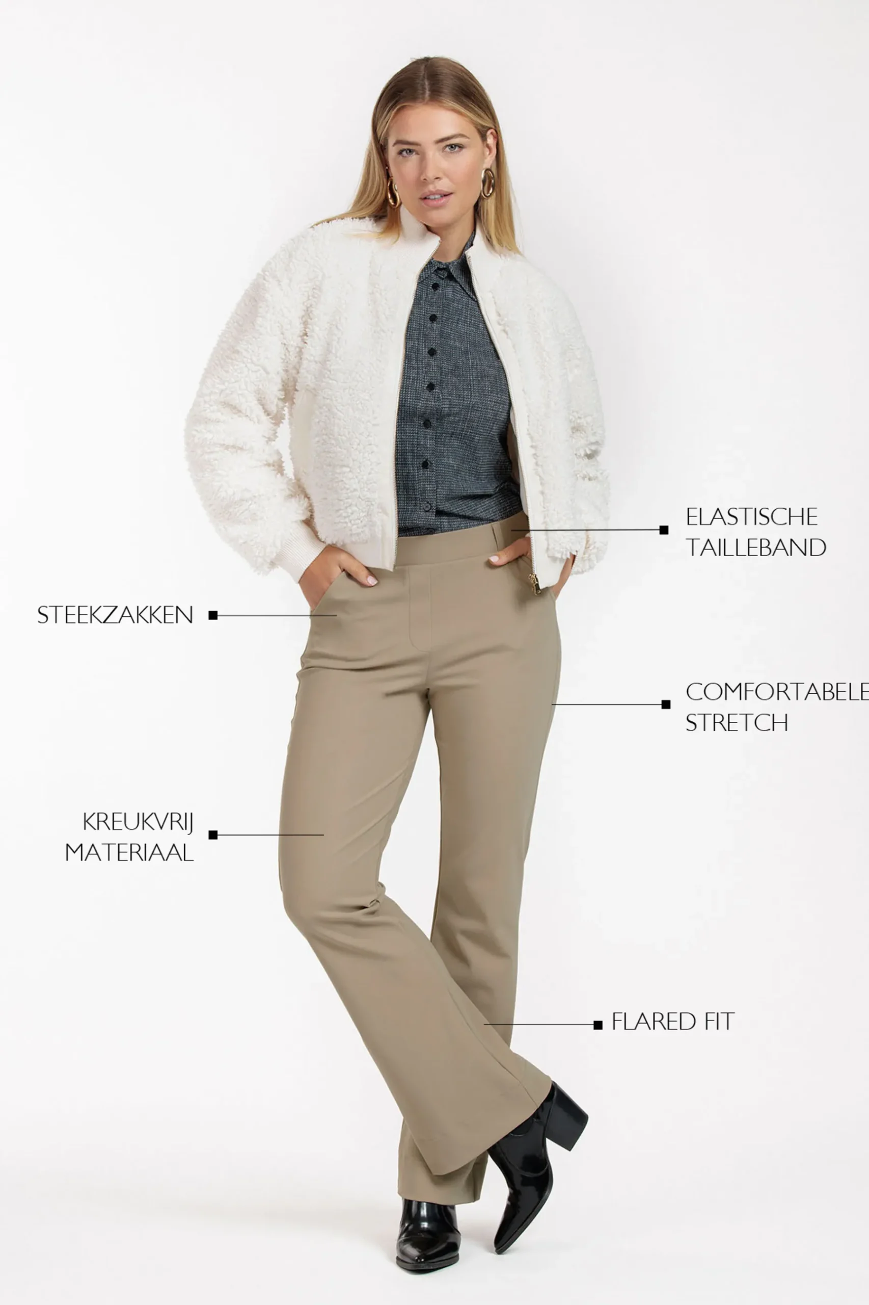 Flair bonded trousers -|Studio Anneloes Hot