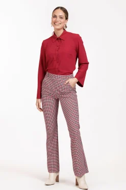 Flair check trousers -|Studio Anneloes Clearance