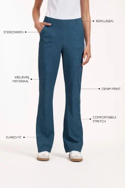 Flair denim trousers -|Studio Anneloes Sale
