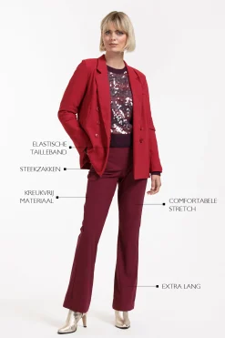 Flair LONG bonded trousers -|Studio Anneloes Discount