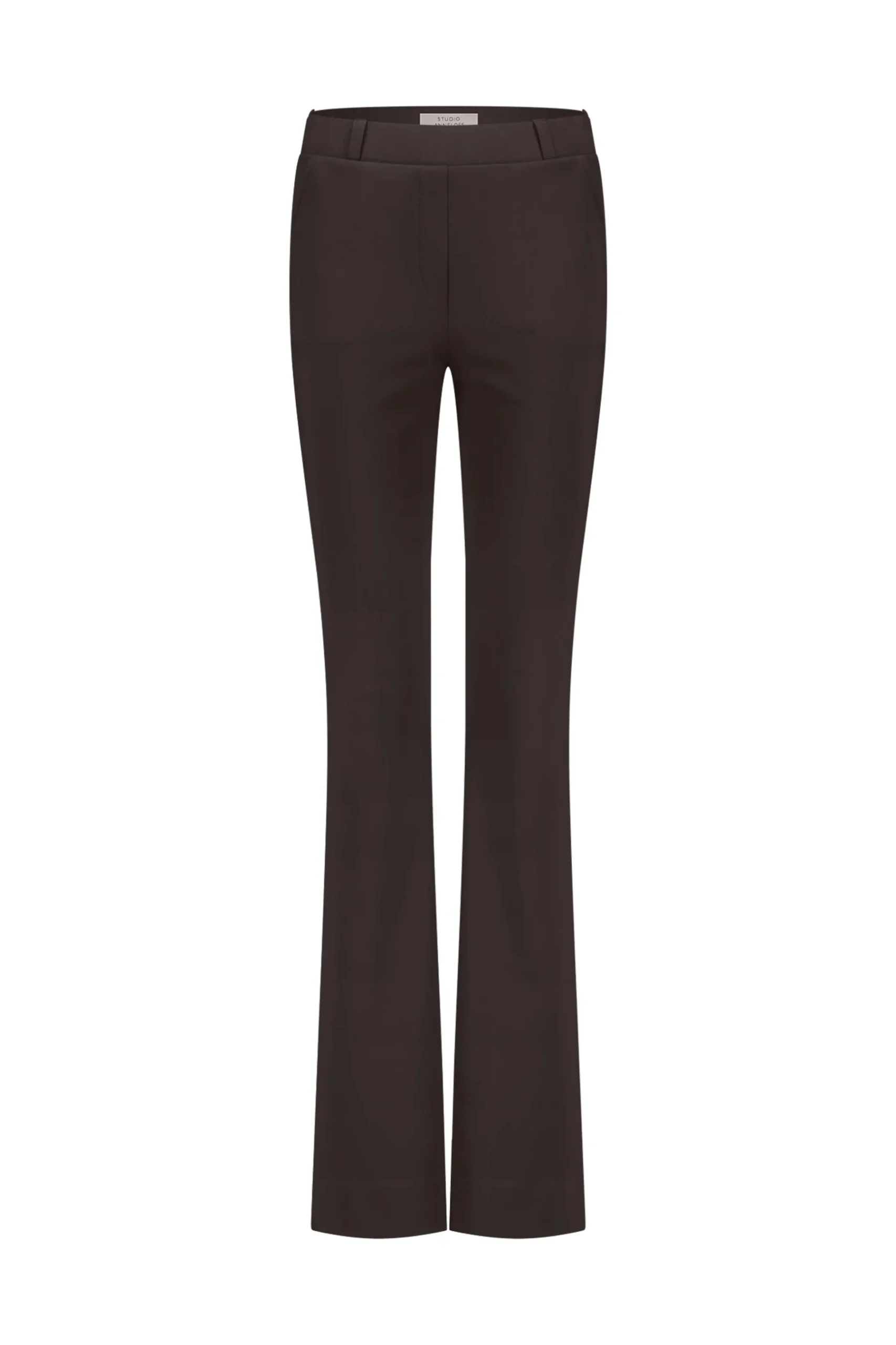 Flair LONG bonded trousers -|Studio Anneloes Fashion