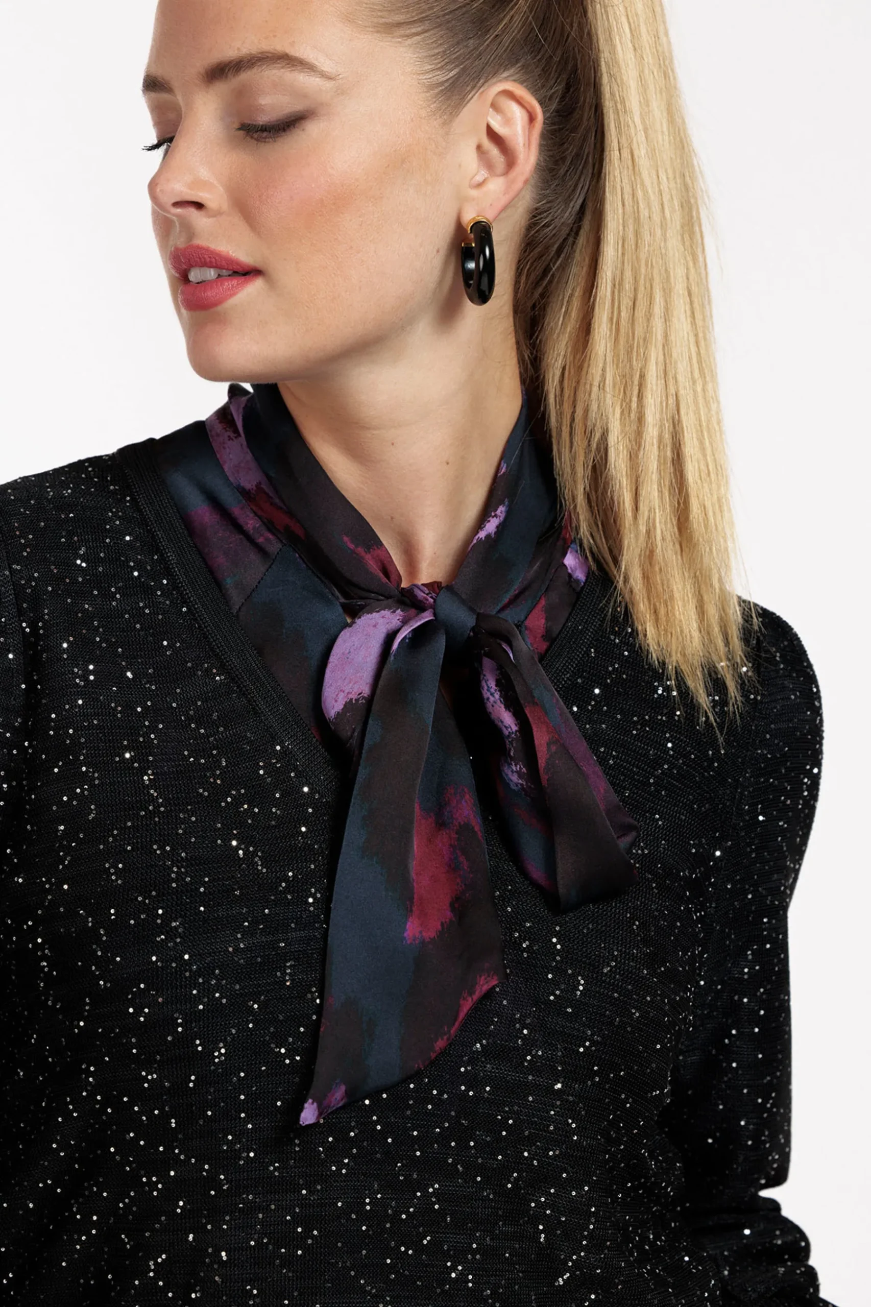 Frances satin leopard blouse -|Studio Anneloes Online