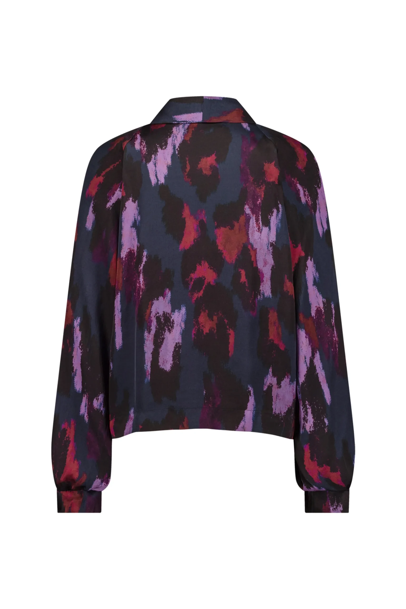 Frances satin leopard blouse -|Studio Anneloes Online