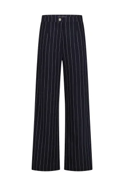 Holly gold pinstripe trousers -|Studio Anneloes Hot