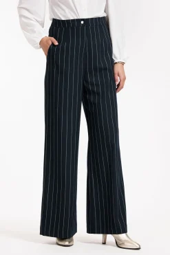 Holly gold pinstripe trousers -|Studio Anneloes Hot