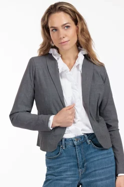 Idani grey melee blazer -|Studio Anneloes Discount