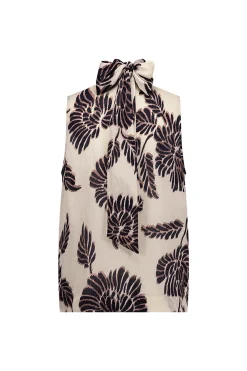 Ilsa flower crepe top -|Studio Anneloes Fashion