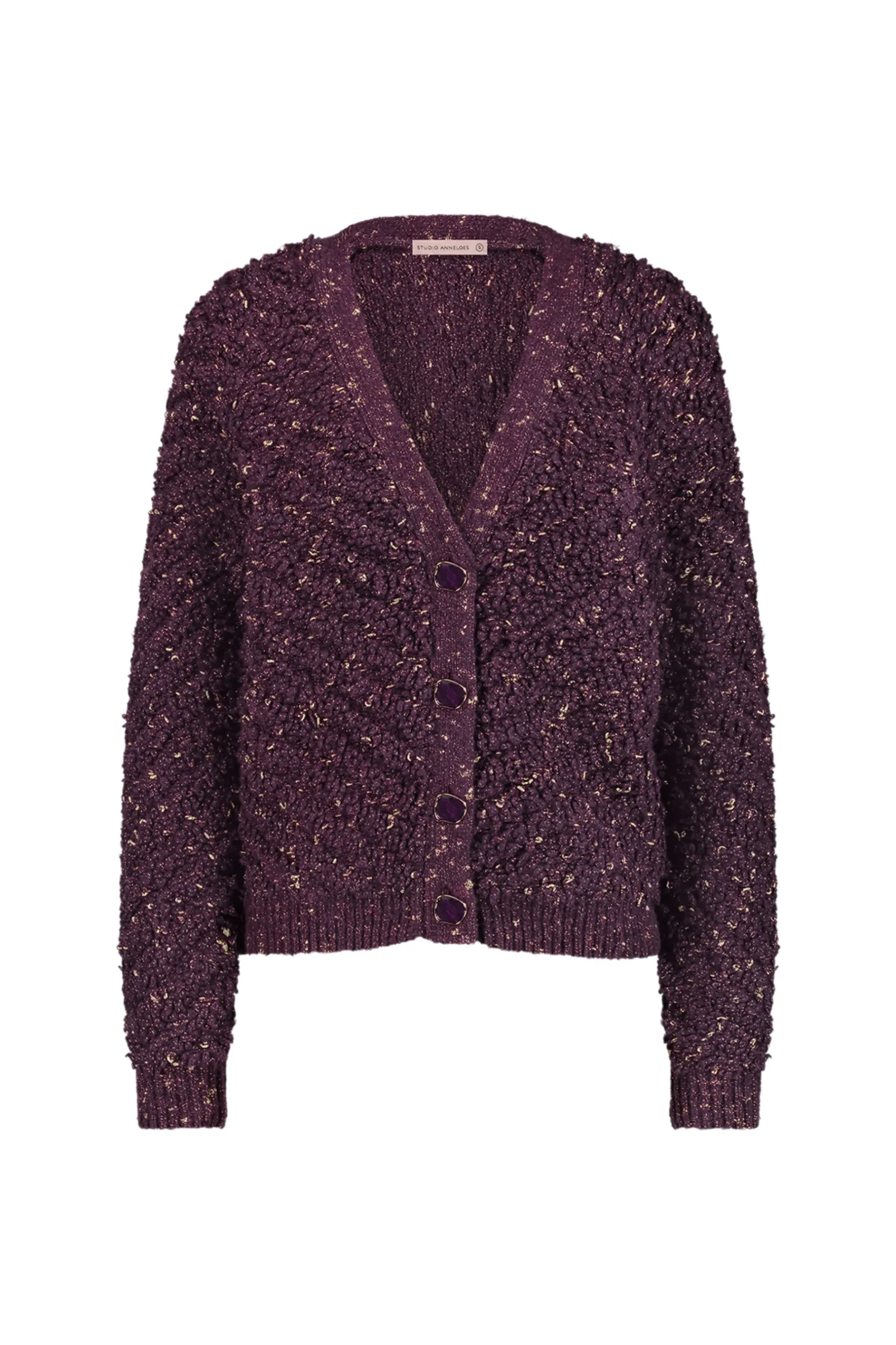 Iris chunky glitter cardigan -|Studio Anneloes Best