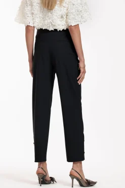 Ivory button trousers -|Studio Anneloes Sale