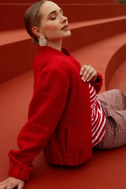 Jax tweed bomber jacket -|Studio Anneloes Fashion