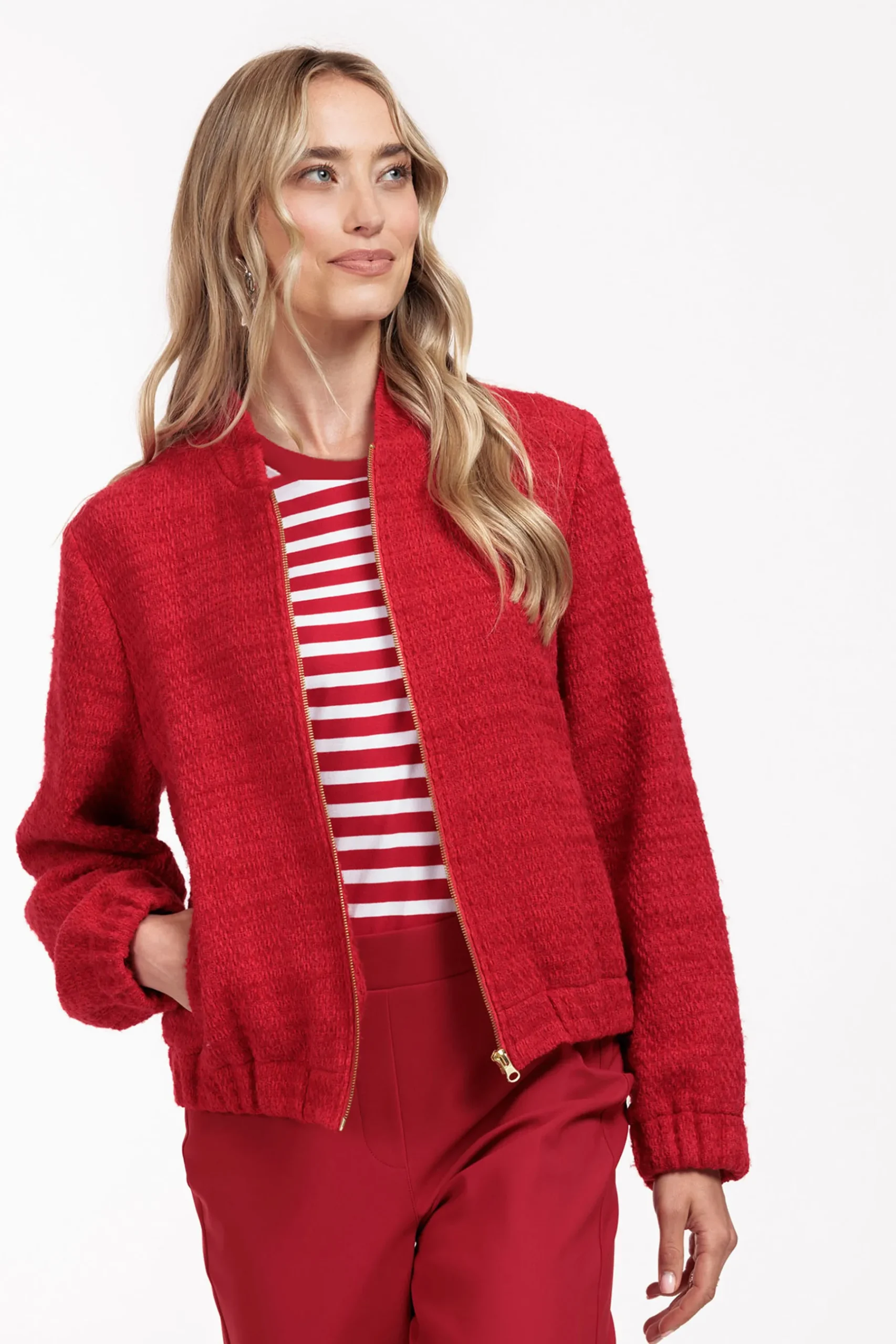 Jax tweed bomber jacket -|Studio Anneloes Fashion