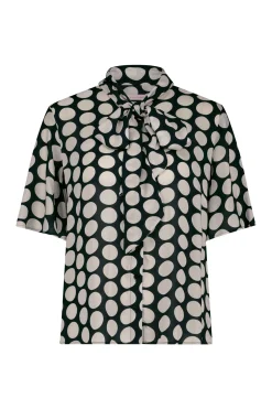 Jean big dot blouse -|Studio Anneloes Fashion